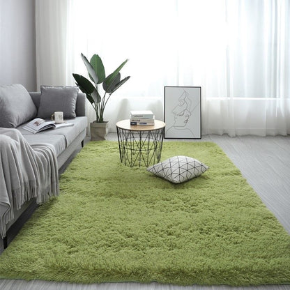 Thick Soft Plush Pile Area Rug For Living Room Deep & Fluffy Non-Slip Mat White Carpet For Modern Home Decor - Multiple Colors & Sizes