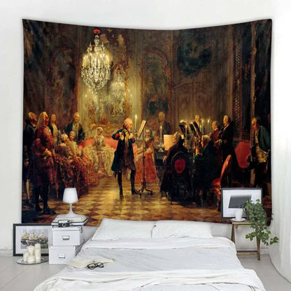 Classic Art Famous Paintings Wall Tapestries High Quality Wall Hanging Tapestry For Living Room Bedroom Creative Artistic Home Decor