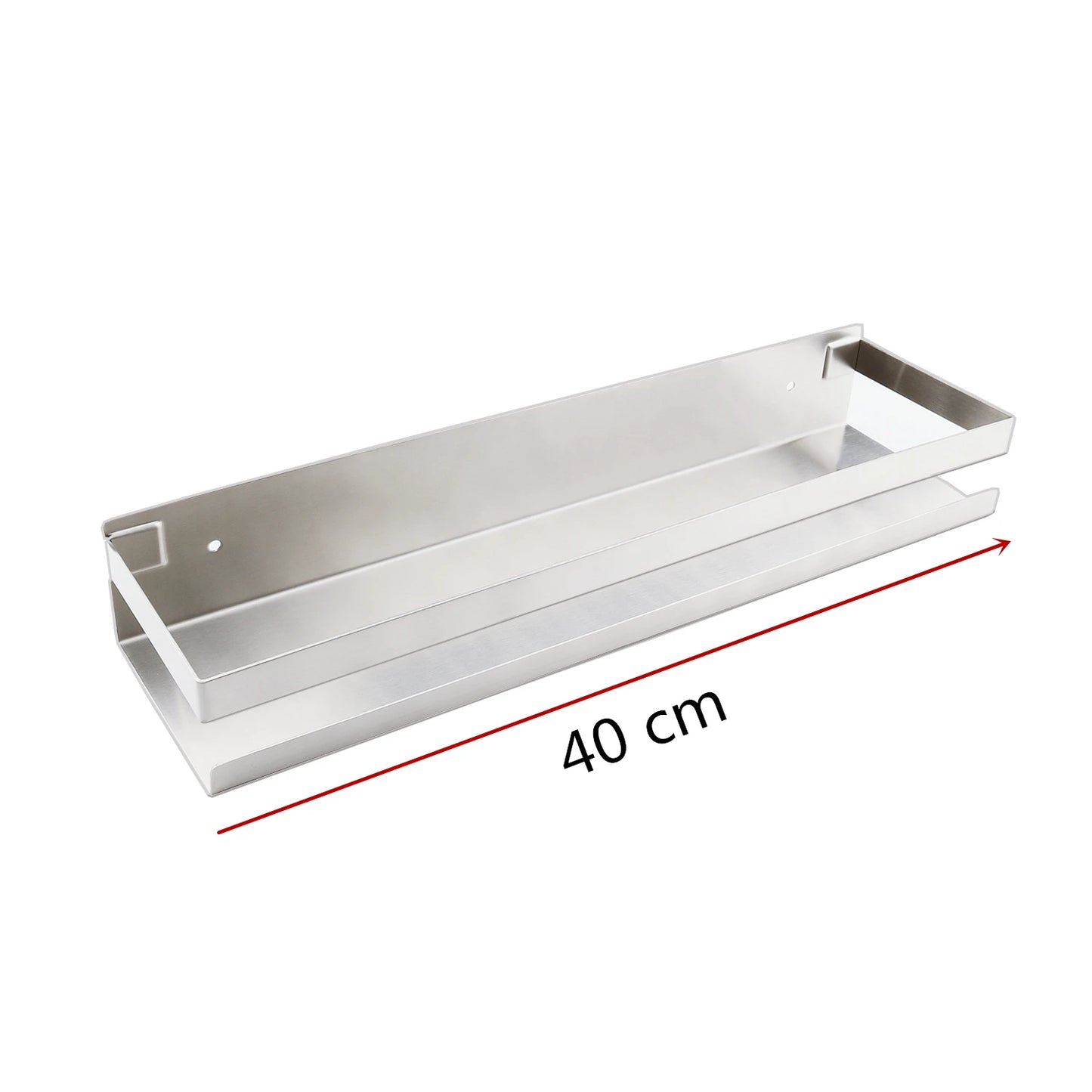 Modern Stainless Steel Bathroom Shelf For Soap Shampoo Cosmetics Shower Shelf Bathroom Storage Rack 4 Sizes In Matt Black Or Brushed Silver