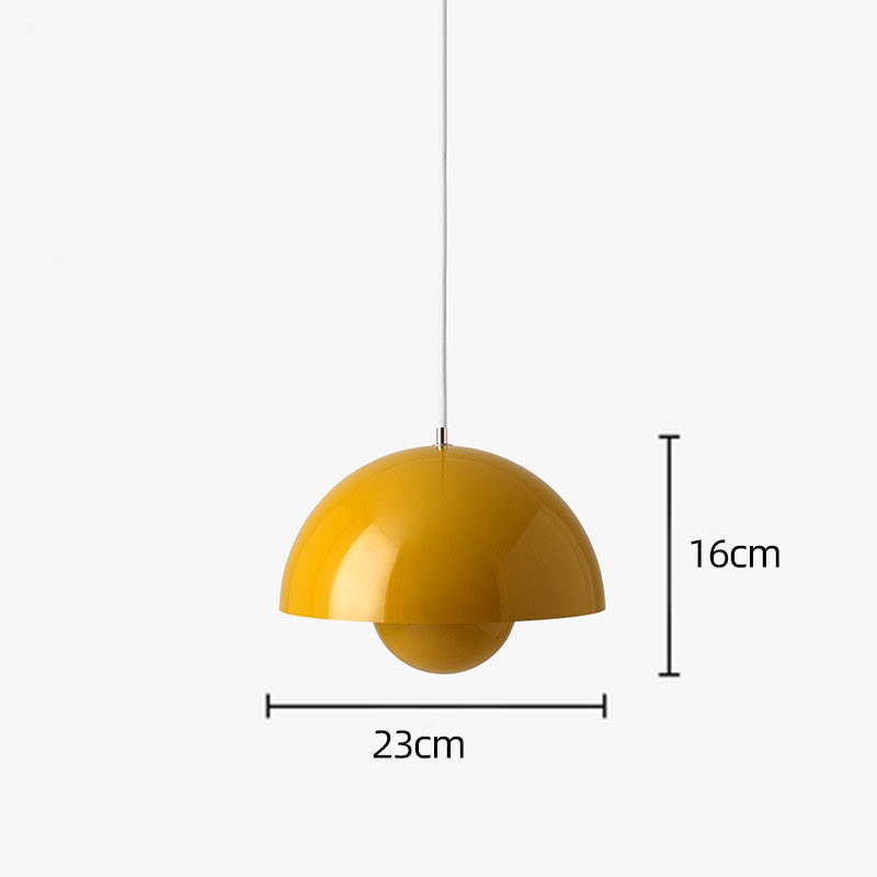 Colorful Flower Bud Nordic LED Pendant Lights For Kitchen Living Room Dining Room Modern Home Interior Lighting