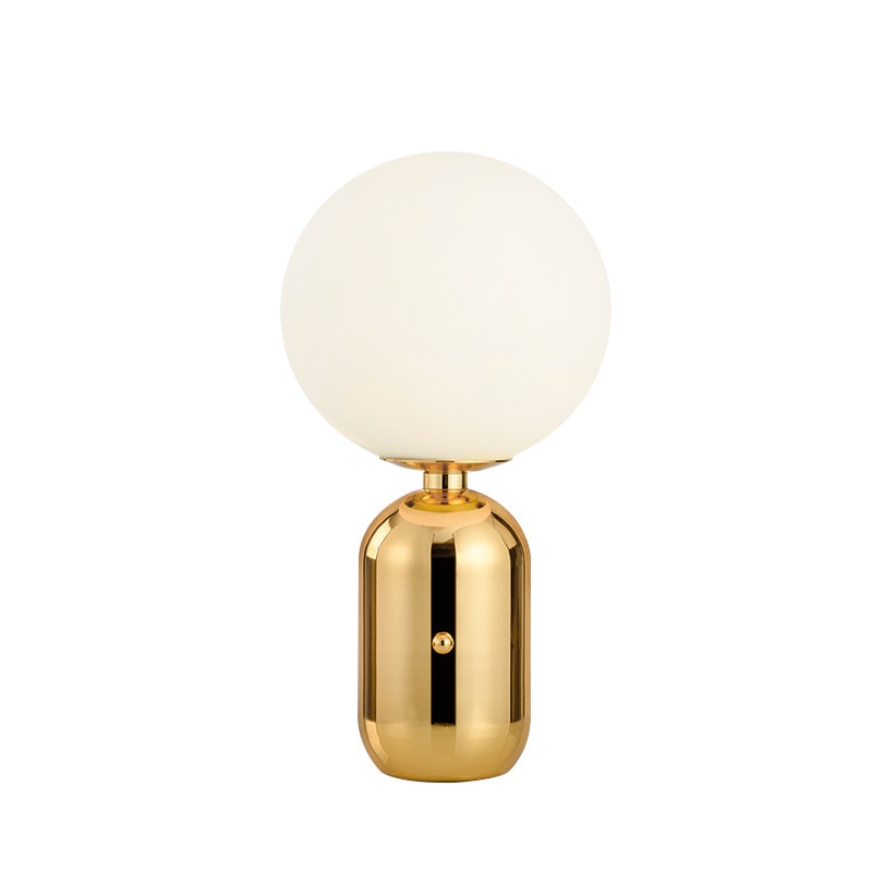 Modern Designer Glass Sphere Nordic Table Lamp Bedside Table Light Desktop Lamp For Living Room Coffee Table Home Office Workspace
