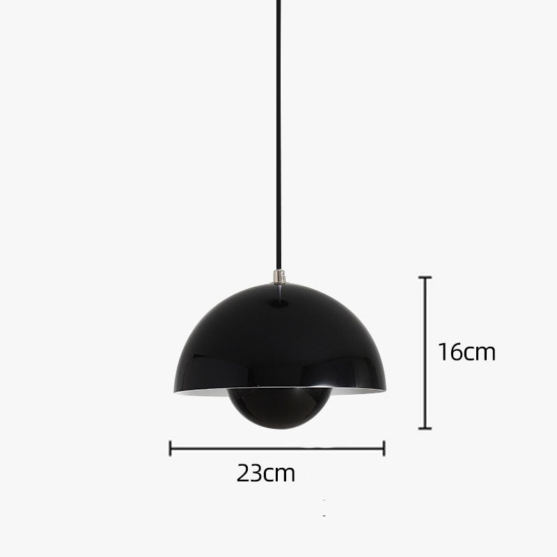 Colorful Flower Bud Nordic LED Pendant Lights For Kitchen Living Room Dining Room Modern Home Interior Lighting