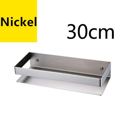 Matt Black Stainless Steel Bathroom Shelf Shower Rack Wall Mounted Modern Angular Design Black Bathroom Accessories Rack