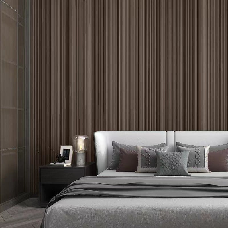 Luxury Lines Black Gray Wallpaper Gradient Stripe Wallpaper Solid Colors Modern Wall Covering For Contemporary Interiors