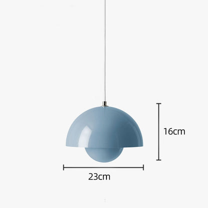 Colorful Flower Bud Nordic LED Pendant Lights For Kitchen Living Room Dining Room Modern Home Interior Lighting