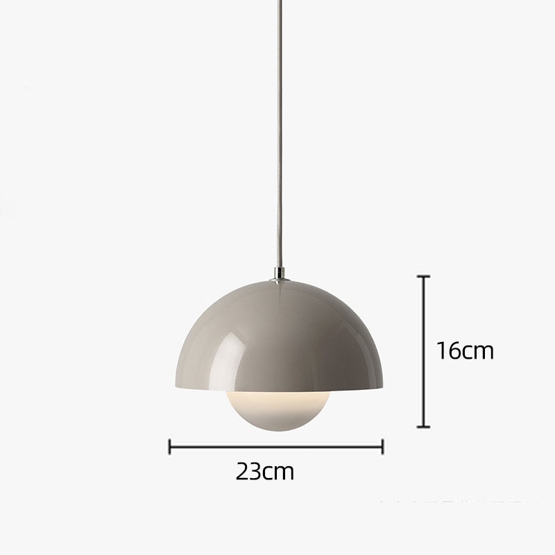 Colorful Flower Bud Nordic LED Pendant Lights For Kitchen Living Room Dining Room Modern Home Interior Lighting