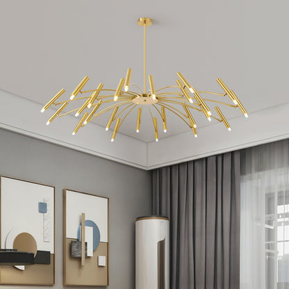 Contemporary Interior Lighting LED Chandelier Modern Ceiling Light Fixture For Luxury Loft Apartment Living Room Architectural Lighting Design