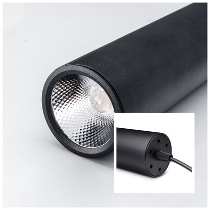 Modern Minimalist LED Tube Pendant Lights For Kitchen Island Dining Table Hanging Light Fixtures For Contemporary  Interior Design