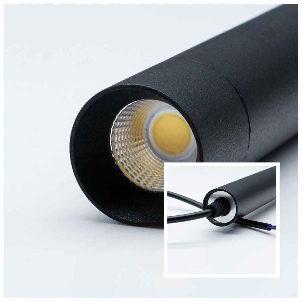 Modern Minimalist LED Tube Pendant Lights For Kitchen Island Dining Table Hanging Light Fixtures For Contemporary  Interior Design