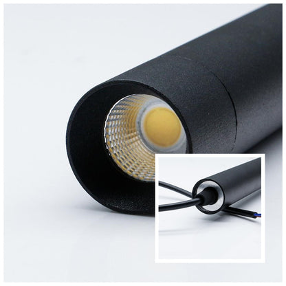 Modern Minimalist LED Tube Pendant Lights For Kitchen Island Dining Table Hanging Light Fixtures For Contemporary  Interior Design