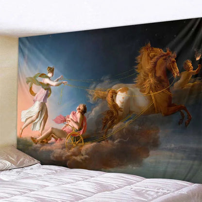 Classic Art Famous Paintings Wall Tapestries High Quality Wall Hanging Tapestry For Living Room Bedroom Creative Artistic Home Decor