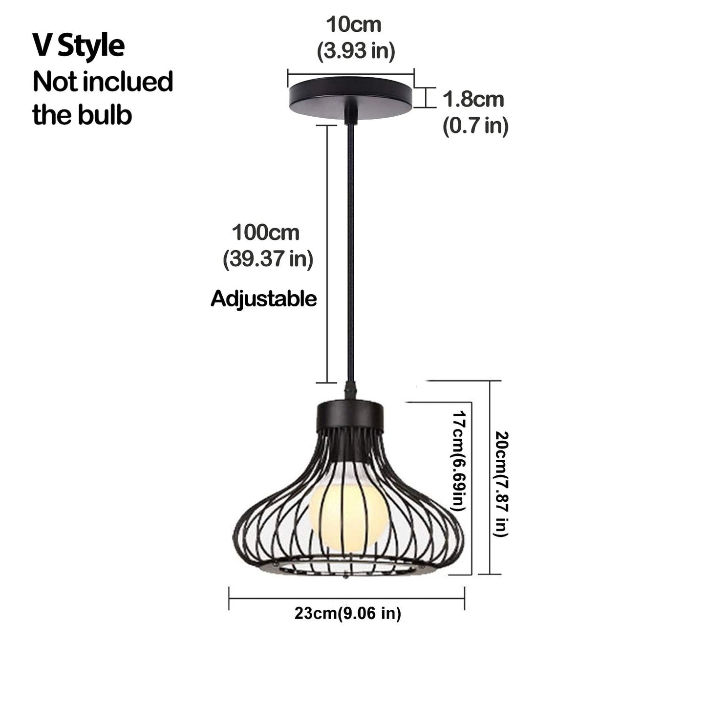 Modern Nordic Geometric Iron Cage LED Ceiling Light Pendants Lamps Classic Retro Industrial Lighting For Living Room Dining Room Trendy Pendant Lighting