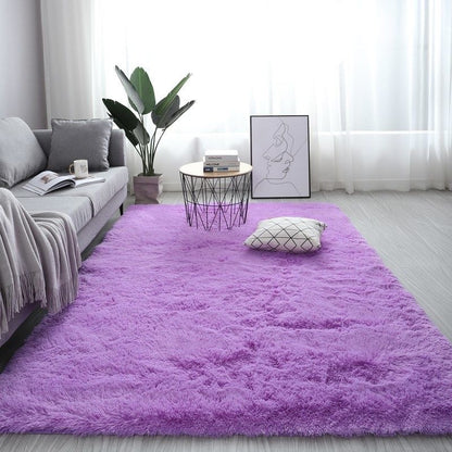 Thick Soft Plush Pile Area Rug For Living Room Deep & Fluffy Non-Slip Mat White Carpet For Modern Home Decor - Multiple Colors & Sizes
