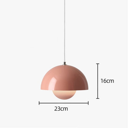 Colorful Flower Bud Nordic LED Pendant Lights For Kitchen Living Room Dining Room Modern Home Interior Lighting