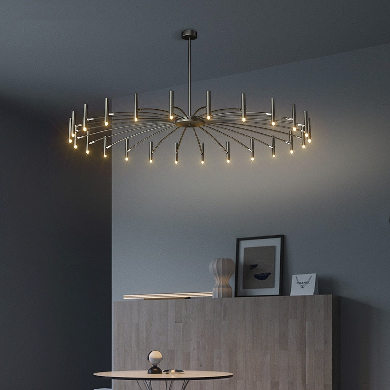 Contemporary Interior Lighting LED Chandelier Modern Ceiling Light Fixture For Luxury Loft Apartment Living Room Architectural Lighting DesignContemporary Interior Lighting LED Chandelier Modern Ceiling Light Fixture For Luxury Loft Apartment Living Room Architectural Lighting Design