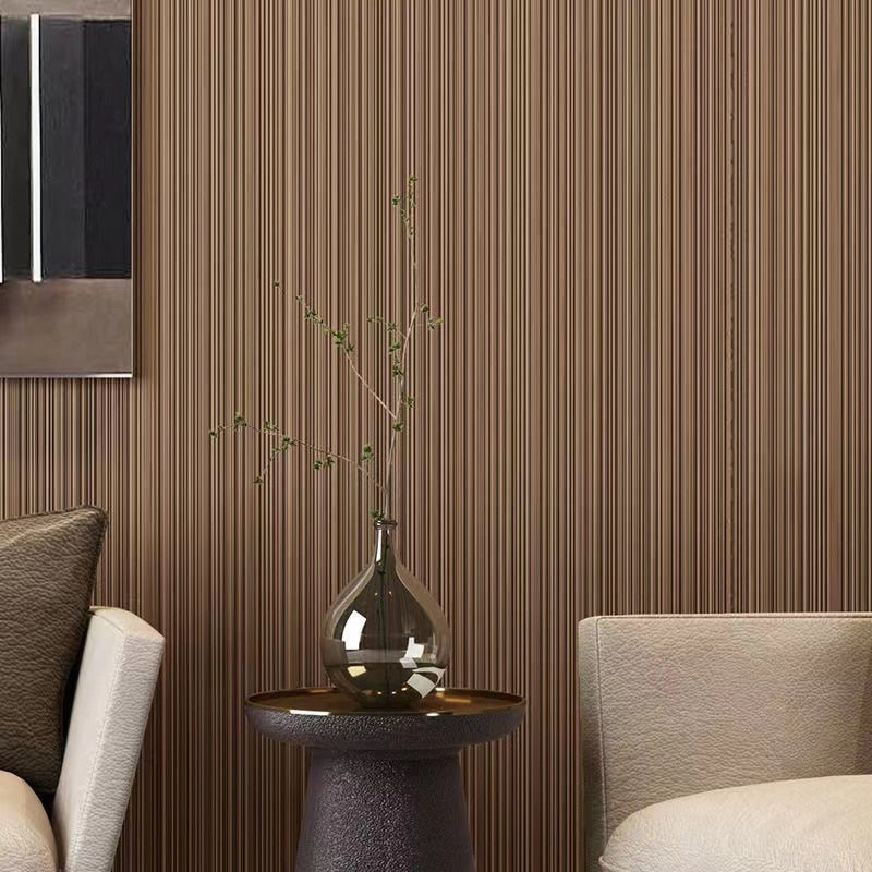 Luxury Lines Black Gray Wallpaper Gradient Stripe Wallpaper Solid Colors Modern Wall Covering For Contemporary Interiors