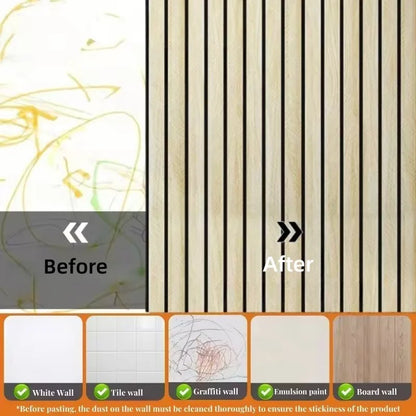 Imitation Wood Grain Foam Wallpaper – Self‑Adhesive Waterproof Peel‑and‑Stick Wall Panels for Bedroom & Living Room Home Décor