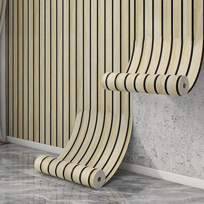 Imitation Wood Grain Foam Wallpaper – Self‑Adhesive Waterproof Peel‑and‑Stick Wall Panels for Bedroom & Living Room Home Décor