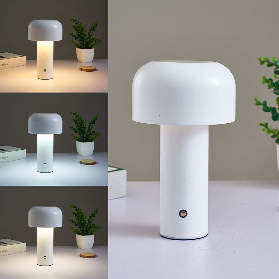 Italian Designer Table Lamp Night Light Modern Sculptures Design Portable Cordless Touch Rechargeable USB Desktop Lamp