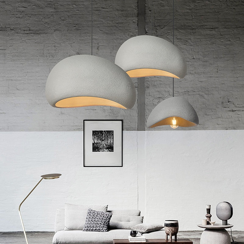 Japanese Minimalist Wabi-Sabi Pendant Lights Modern Lighting Chandelier For Living Room Atrium Designer Contemporary Interior Lighting