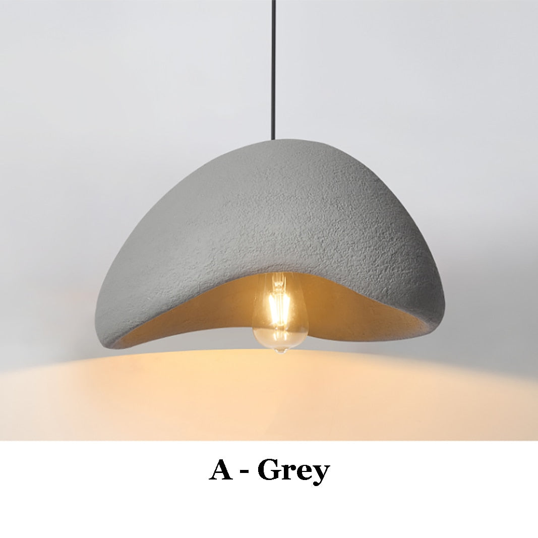 Japanese Minimalist Wabi-Sabi Pendant Lights Modern Lighting Chandelier For Living Room Atrium Designer Contemporary Interior Lighting