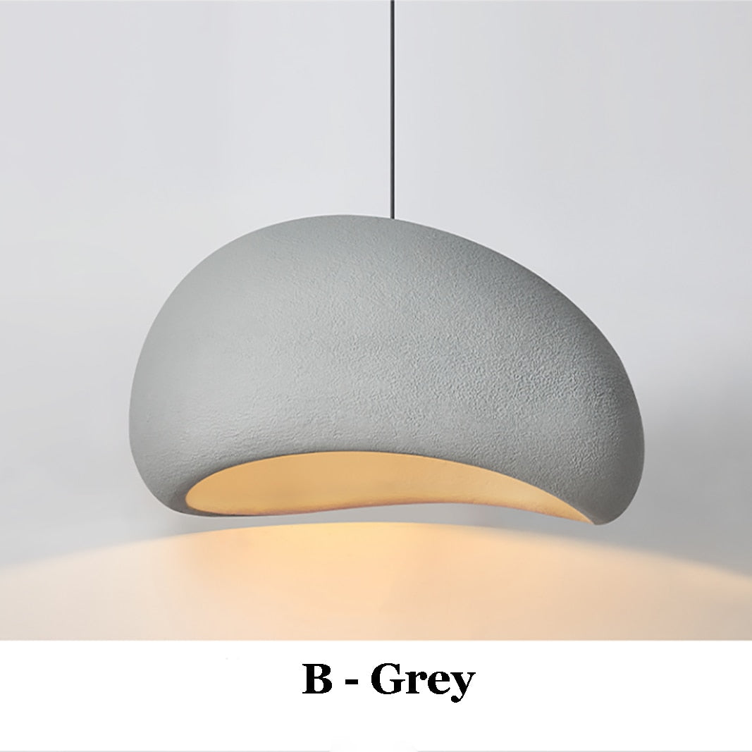 Japanese Minimalist Wabi-Sabi Pendant Lights Modern Lighting Chandelier For Living Room Atrium Designer Contemporary Interior Lighting