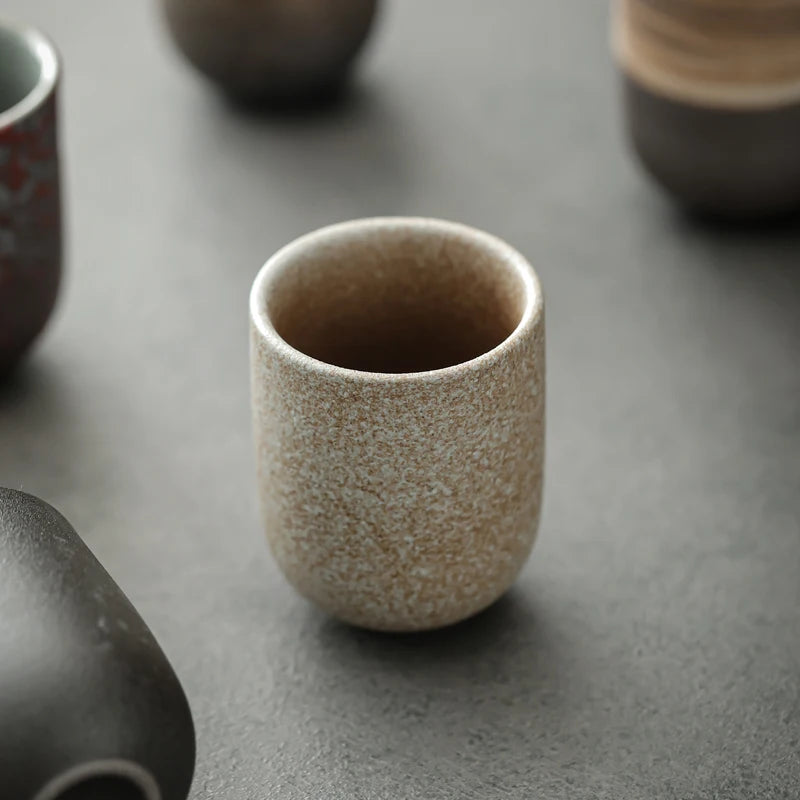 Mindful Moments – Traditional Ceramic Japanese Tea Cups for Sake, Coffee, Tea & Daily Rituals