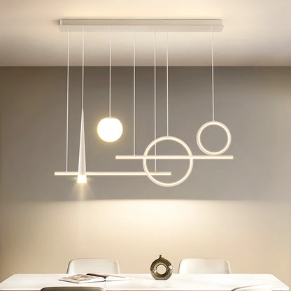 Modern Nordic Chandelier Lighting Fixture – Luxury Pendant Lamp, LED Ceiling Light, Contemporary Hanging Indoor Lighting for Dining Room, Living Room & Home Décor