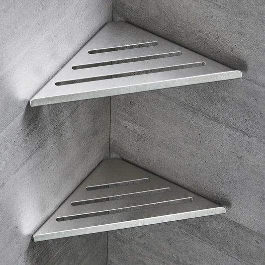 No-Drill Shower Corner Shelf – 304 Stainless Steel Wall-Mount Organizer for Bathroom Essentials