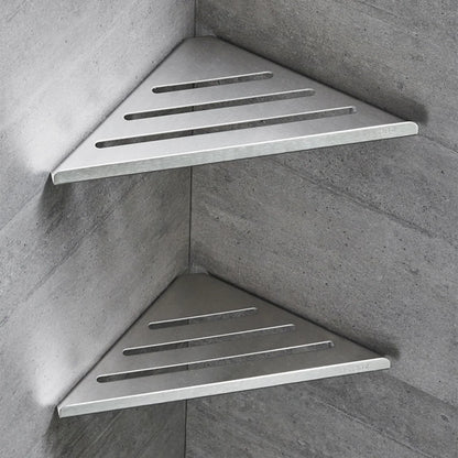 No-Drill Shower Corner Shelf – 304 Stainless Steel Wall-Mount Organizer for Bathroom Essentials