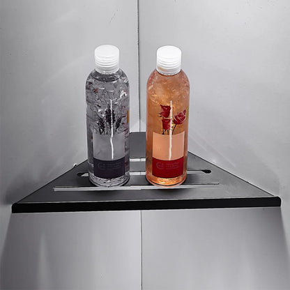 No-Drill Shower Corner Shelf – 304 Stainless Steel Wall-Mount Organizer for Bathroom Essentials