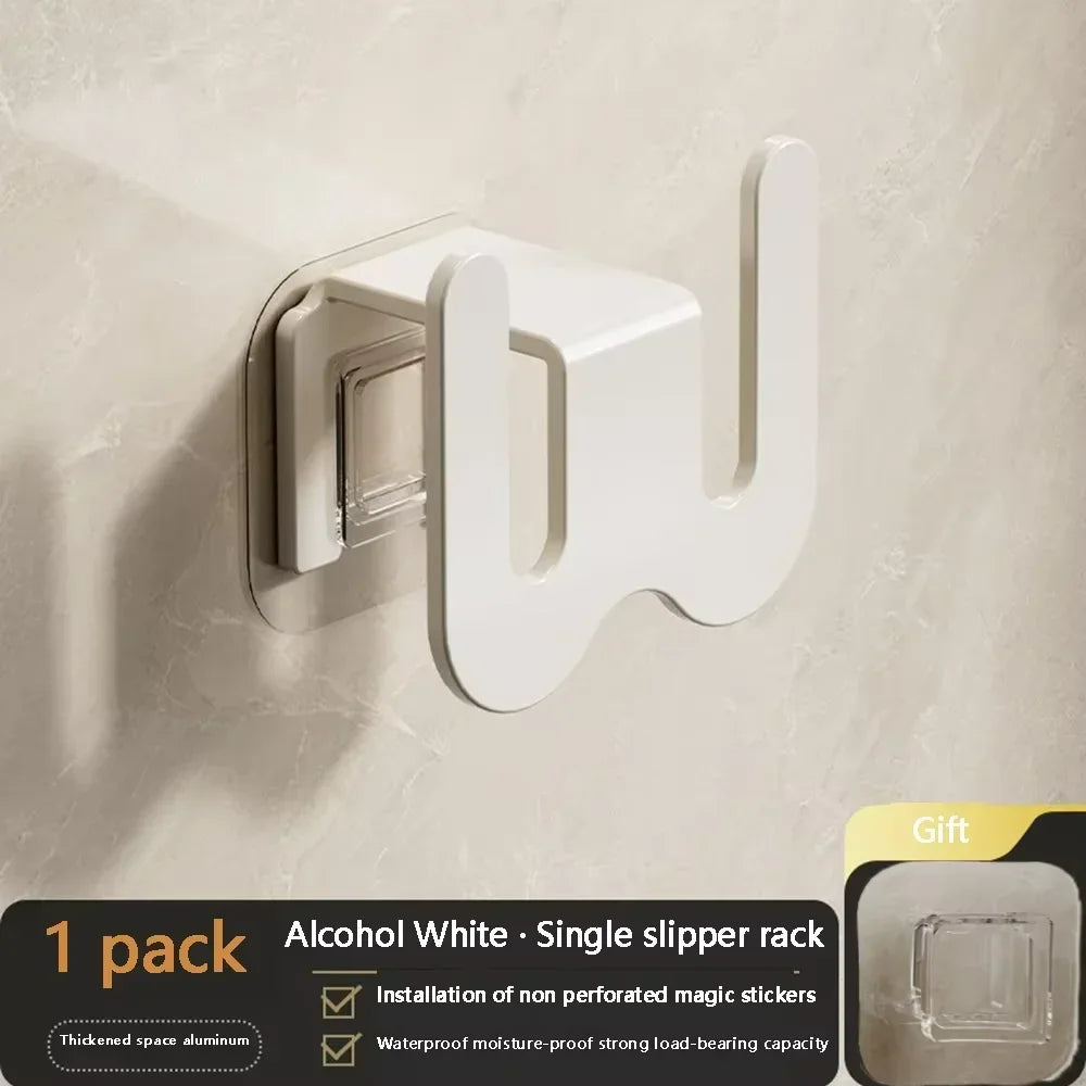 No-Drill Slipper Storage Hook – Space-Saving Wall-Mounted Shoe Rack for Ideal for Bathrooms, Cupboards & Entranceways