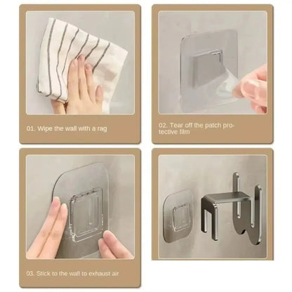 No-Drill Slipper Storage Hook – Space-Saving Wall-Mounted Shoe Rack for Ideal for Bathrooms, Cupboards & Entranceways