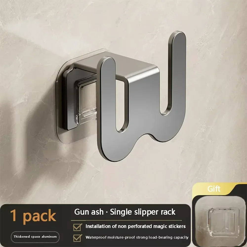 No-Drill Slipper Storage Hook – Space-Saving Wall-Mounted Shoe Rack for Ideal for Bathrooms, Cupboards & Entranceways