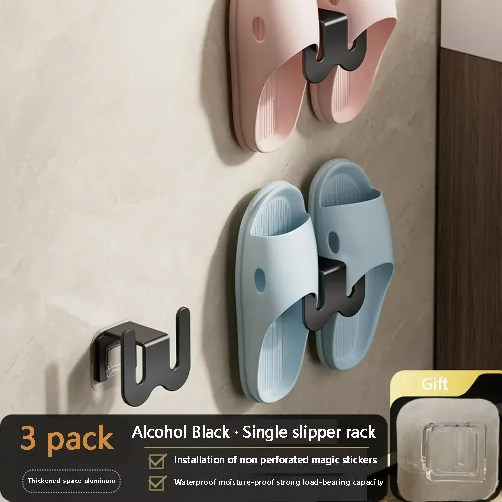 No-Drill Slipper Storage Hook – Space-Saving Wall-Mounted Shoe Rack for Ideal for Bathrooms, Cupboards & Entranceways
