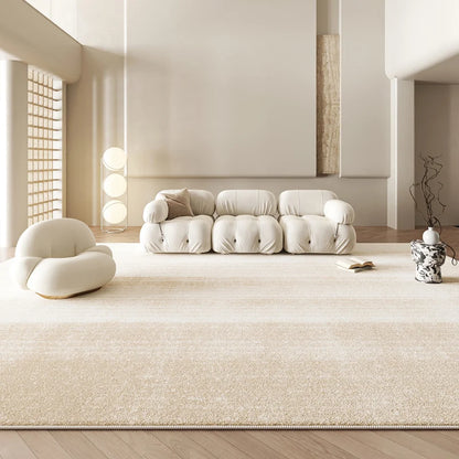 Premium Japanese Zen Carpet Mat - Creamy Plush Beige Minimalist Designer Rug For Living Rooms Bedrooms and Contemporary Interiors 2026 001
