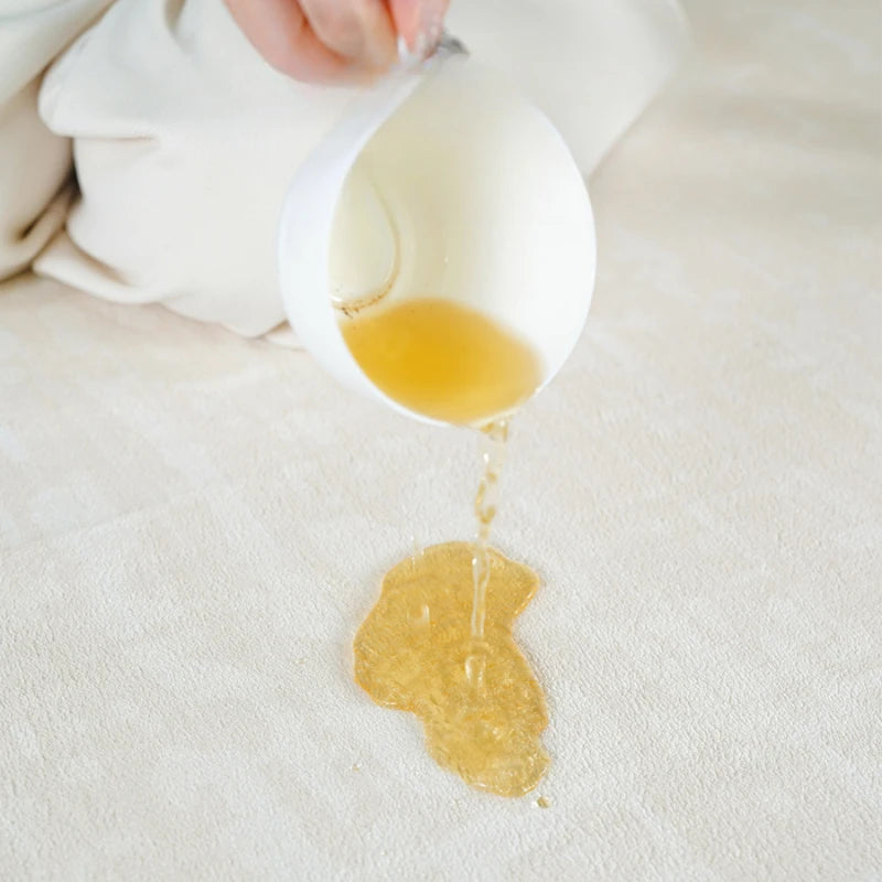 Premium Japanese Zen Carpet Mat - Creamy Plush Beige Minimalist Designer Rug For Living Rooms Bedrooms and Contemporary Interiors