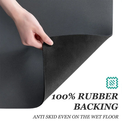 Quick‑Dry Super Absorbent Kitchen Mat – Anti‑Slip Draining Pad for Dishes, Coffee Makers & Bathroom Counters