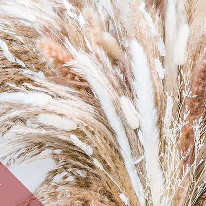 Natural Dried Pampa Grass Bouquet Boho Home Decor Phragmites Bouquet Dried Flowers Bouquet for Wedding Ramadan Decoration 80PCS