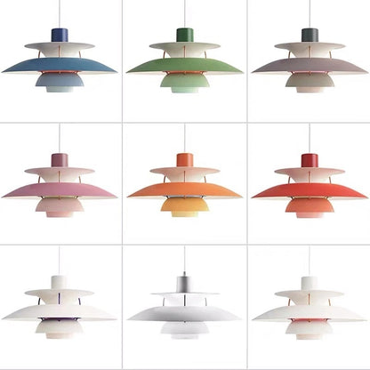 Scandinavian Design Colorful Umbrella Pendant LED Lights For Kitchen Diner Dining Room Table Contemporary Home Lights & Lighting