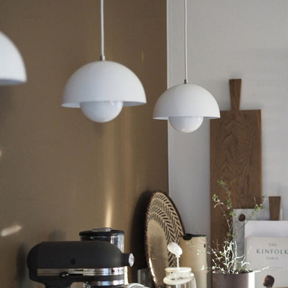Colorful Flower Bud Nordic LED Pendant Lights For Kitchen Living Room Dining Room Modern Home Interior Lighting