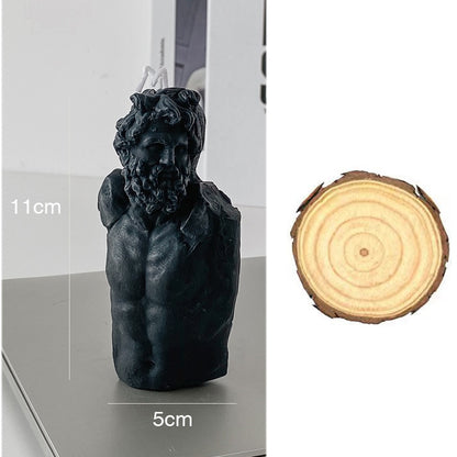 Exquisite Nordic Style David Bust Scented Candles - Handcrafted Renaissance Luxury for Your Home Decor