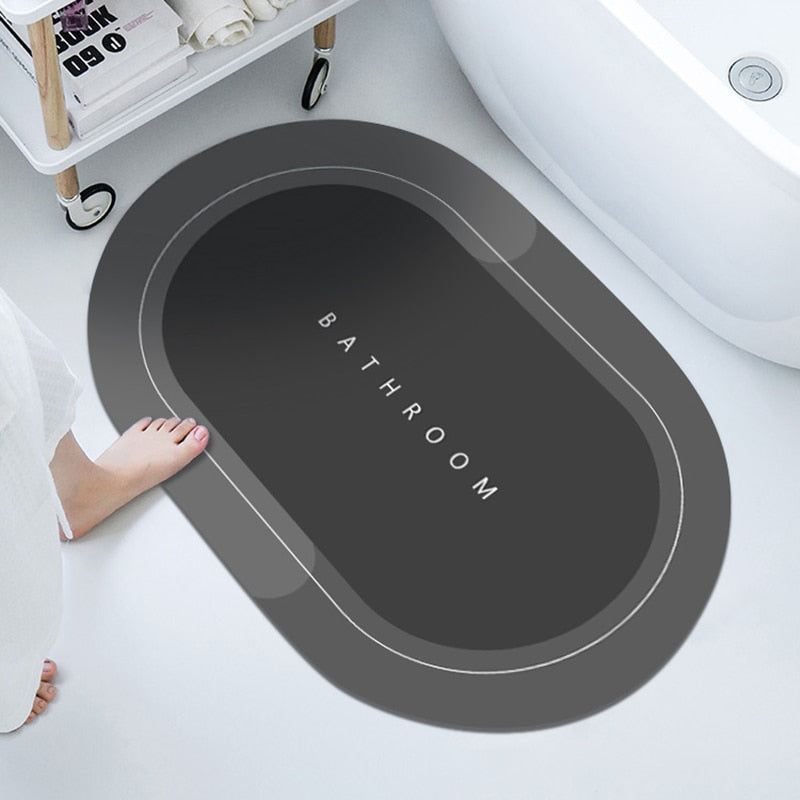 Non-Slip Nappa Skin Rubber Mat for Bathroom Kitchen And Entrance Hall Super Absorbent