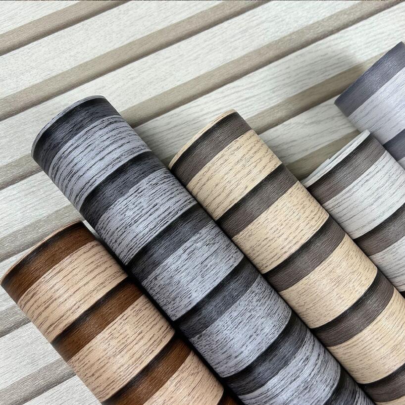 Designer Oak Wood Panels 3D Print PVC Wallpaper Retro Wall Covering For Loft Office Living Room Dining Room Wall Paper Roll