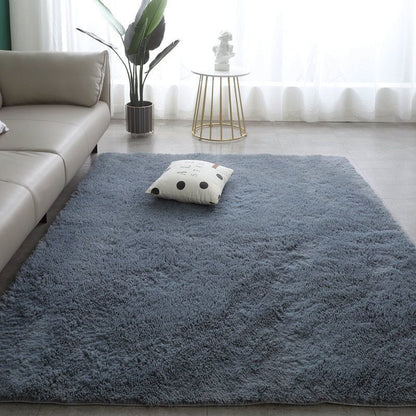 Thick Soft Plush Pile Area Rug For Living Room Deep & Fluffy Non-Slip Mat White Carpet For Modern Home Decor - Multiple Colors & Sizes