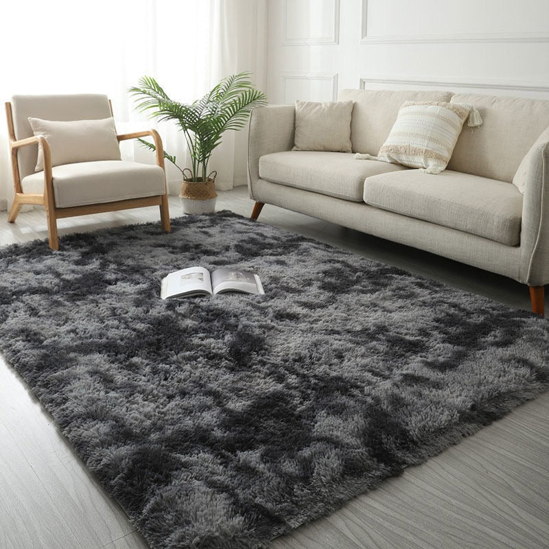 Thick Soft Plush Pile Area Rug For Living Room Deep & Fluffy Non-Slip Mat White Carpet For Modern Home Decor - Multiple Colors & Sizes