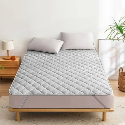 Ultrasonic Mattress Protector Cover Pad: 100% Polyester, Washable, and Allergen-Resistant for a Healthy Sleep