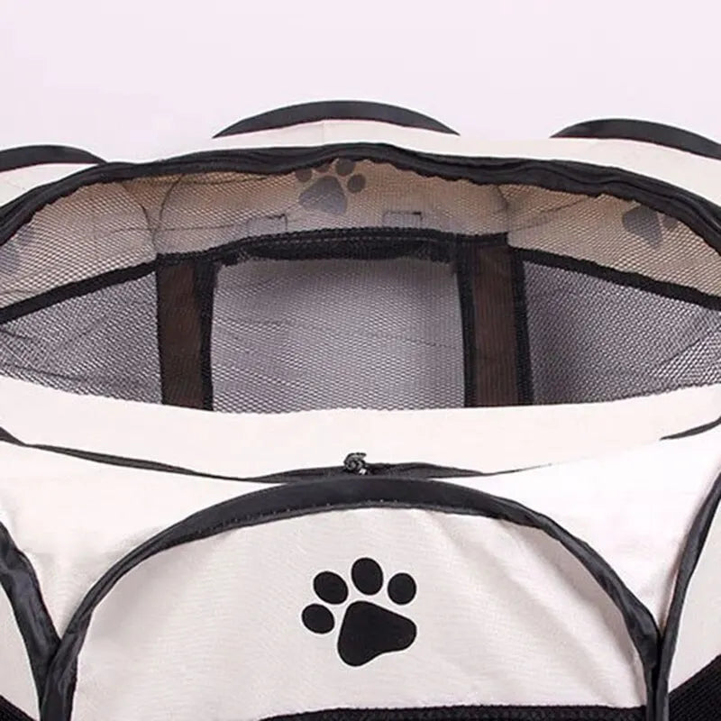 Foldable Portable Pet Cat Dog Kennel: A Spacious and Comfortable Shelter for Your Furry Friends