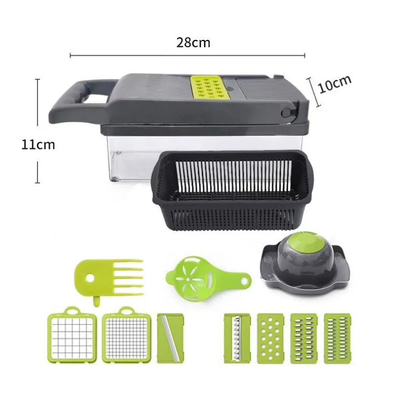 14/16 in 1 Multifunctional Vegetable Chopper: Your Ultimate Kitchen Companion