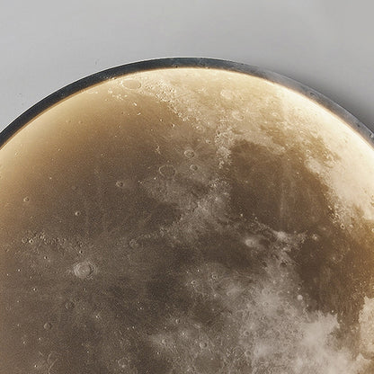 Moon Wall Lamp Living Room Background Wall Lamp Creative Trendy Lunar Decoration For Bedroom
